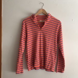 L.L. Bean cotton quarter zip